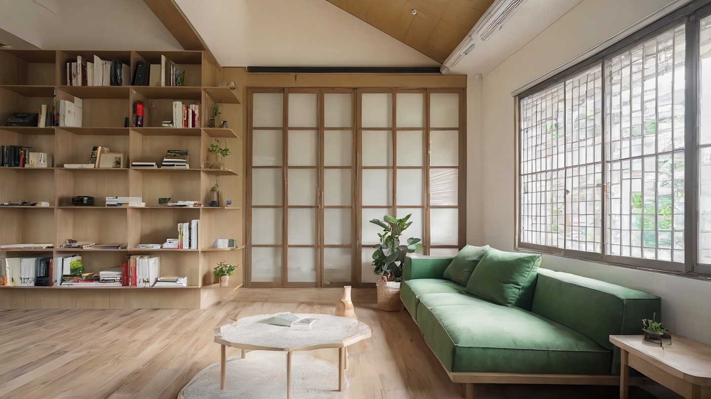 xiaorizi,<lora:rishifeng XL1.0-000007:0.8>,, no humans,window,table,couch,indoors,chair,wooden floor,vase,cup,lamp,potted plant,book,flower,shelf,plant,masterpiece,8K,reality,day,incredibly absurdres,huge filesize,