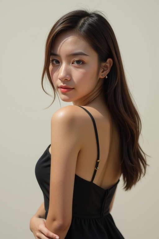 1girl,portrait,realistic,dress,