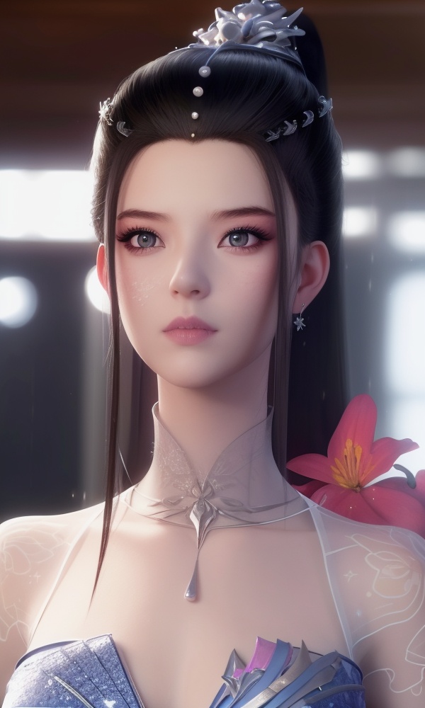 (,1girl, ,best quality, ),looking at viewer, <lora:431-DA-逆天邪神-楚月婵:0.8> ,,ultra detailed background,ultra detailed background,ultra realistic 8k cg,, ,masterpiece, (( , )),ultra realistic 8k cgSurrounded by strange, movie perspective, advertising style, Colorful background, splash of color A beautiful woman with delicate facial features,tattoo all over body, flower arms, from below, 