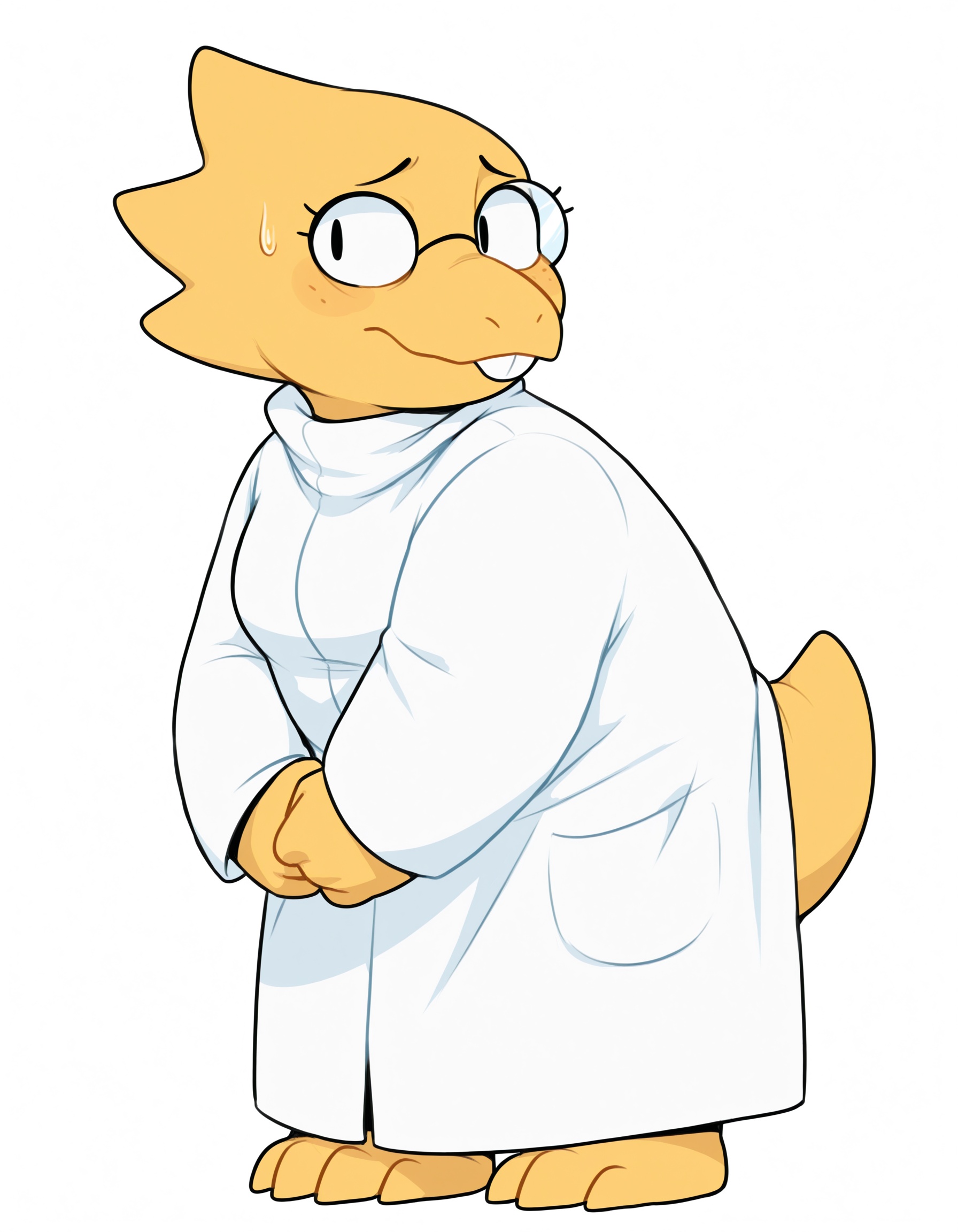 alphys,  undertale \(series\),  female on Tensor.Art