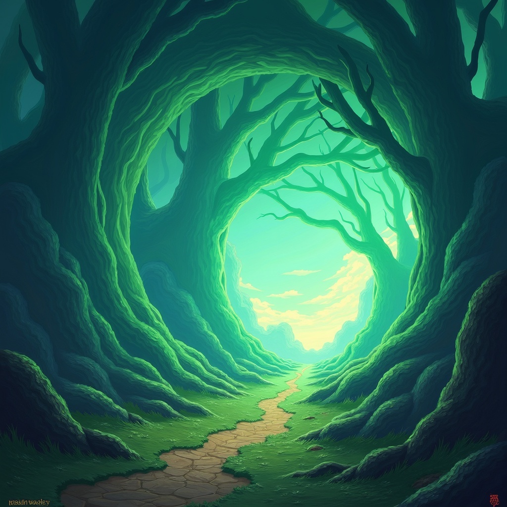painting of a green and blue tunnel with a sky in the background,noah bradley concept art,hearthstone concept art,the nexus portal,hearthstone style art,hearthstone card game artwork,vortex,hearthstone art style,swirling scene,spiral heavens,hearthstone card game artwork. ",hearthstone art,swirling scene in forest,mythical gigantic space cavern,noah bradley. sharp focus,hearthstone artwork,portal opening,wonderland portal,forest portal,wormhole,blizzard hearthstone concept art,hearthstone card art,maelstrom,complex vortex,fantasy hearthstone art style,wormholes,colorful concept art,wild rift,portal 3,magic the ********* art style,from hearthstone,dota 2 concept art,eka's portal,