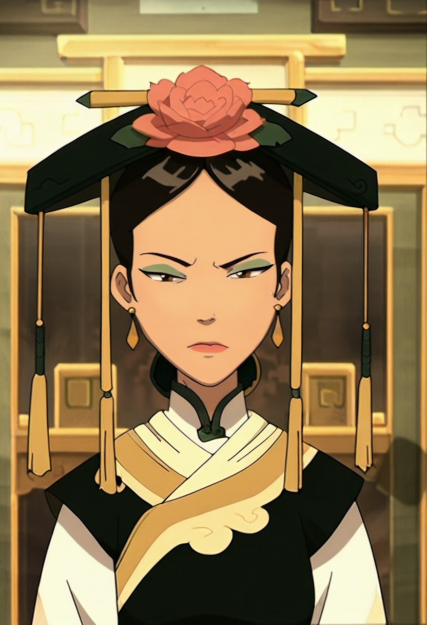 In the avatar TV animation style,  Madame_Macmu_Ling,  1girl on Tensor.Art