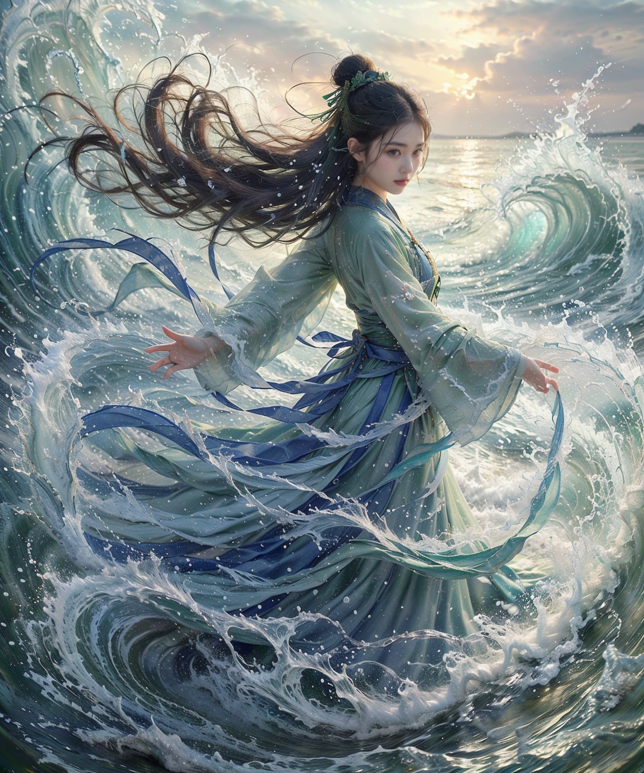 haifeisi,  1girl,  water on Tensor.Art
