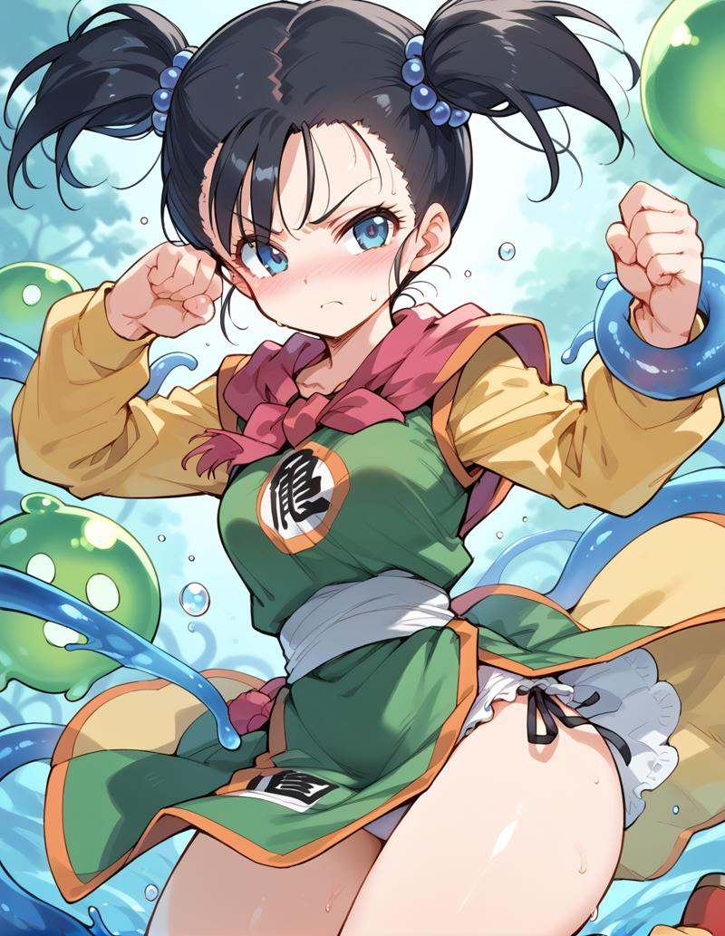 1girls,  fighter(dq3),  black hair on Tensor.Art