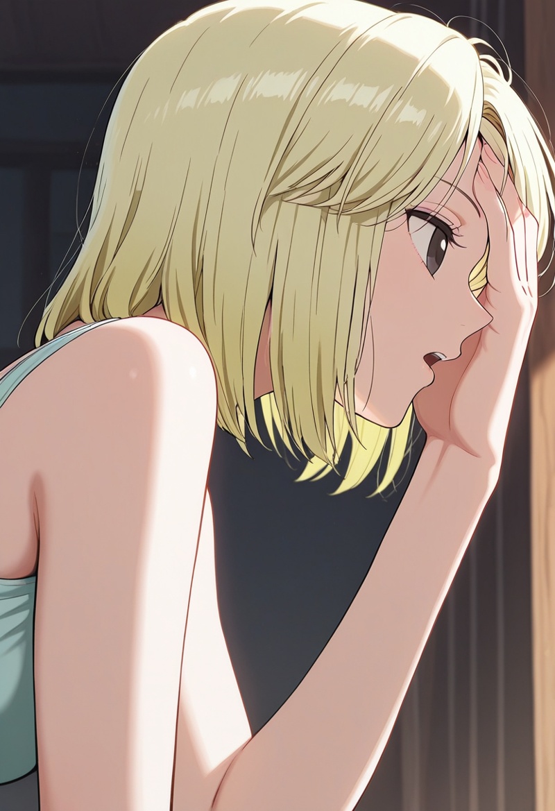 kaya,  1girl,  blonde hair on Tensor.Art