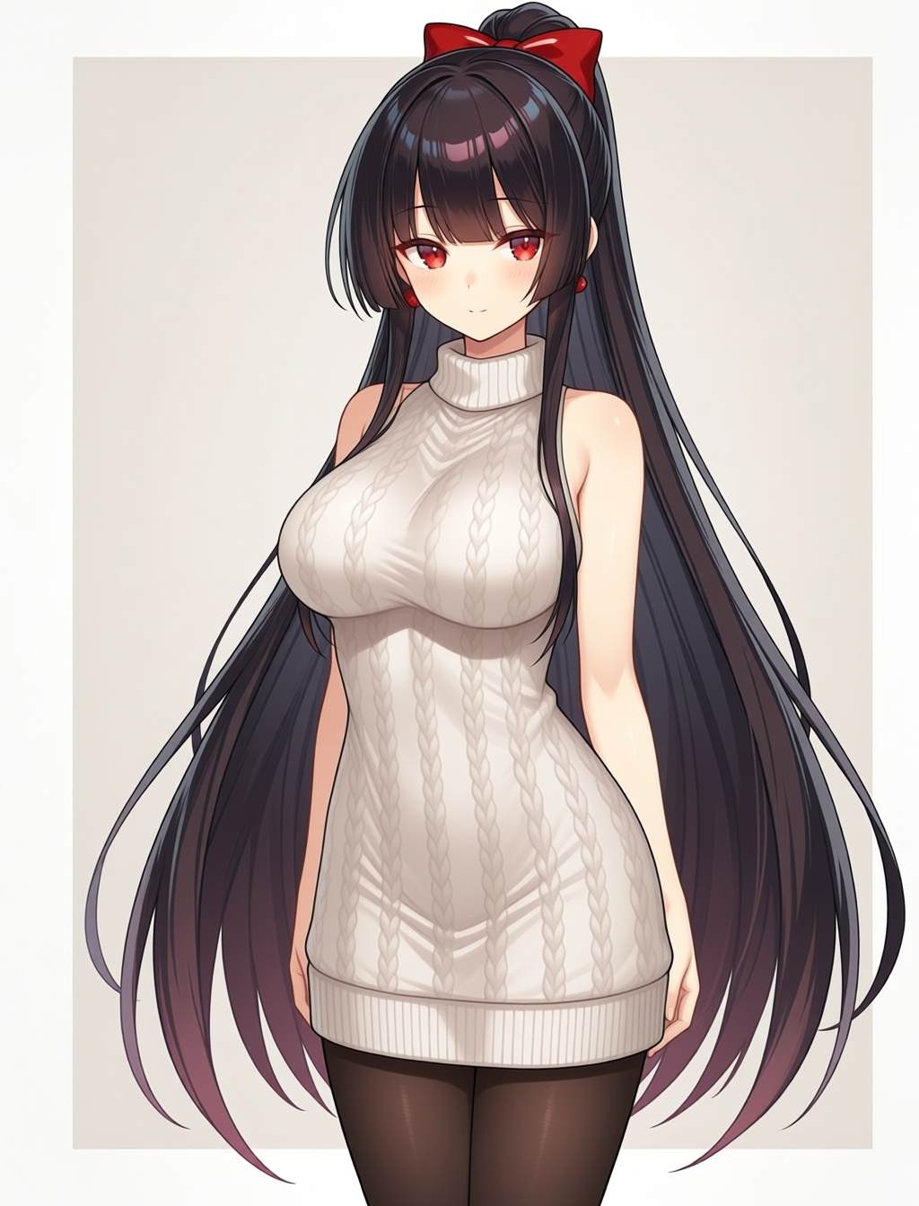agano \(azur lane\),  1girl,  sweater dress on Tensor.Art