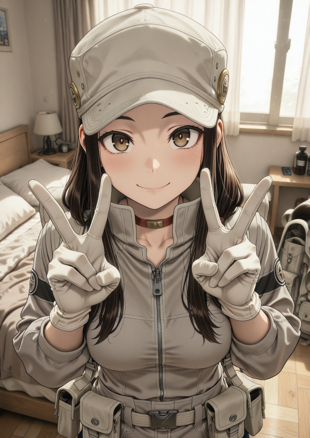1girl,  solo,  bedroom on Tensor.Art