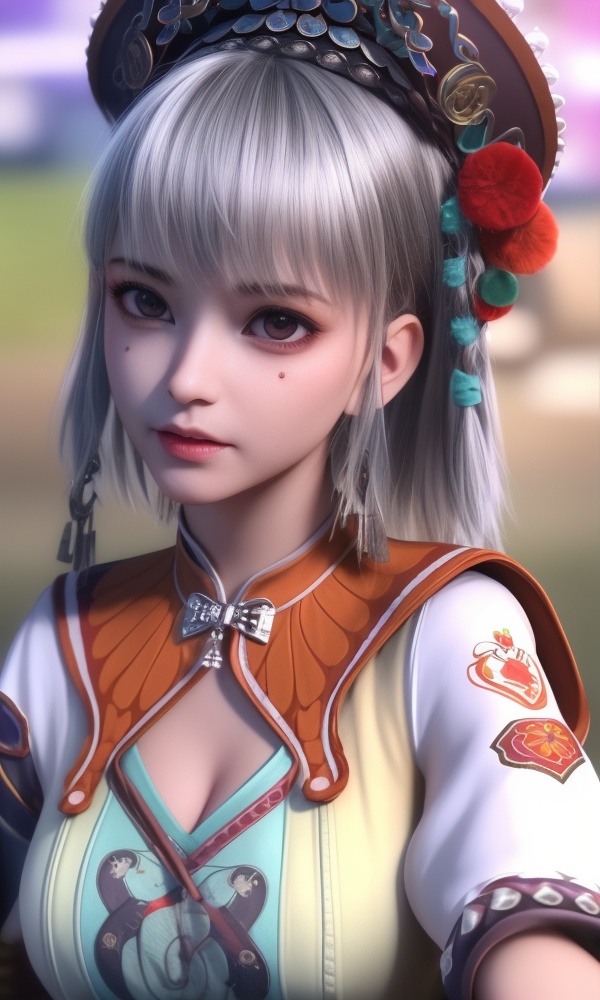 (,1girl, ,best quality, ),looking at viewer, <lora:433-DA-少年歌行-小白:0.8> ,,ultra detailed background,ultra detailed background,ultra realistic 8k cg,, ,masterpiece, (( , )),ultra realistic 8k cgSurrounded by strange, movie perspective, advertising style, Colorful background, splash of color A beautiful woman with delicate facial features,tattoo all over body, flower arms,from above,