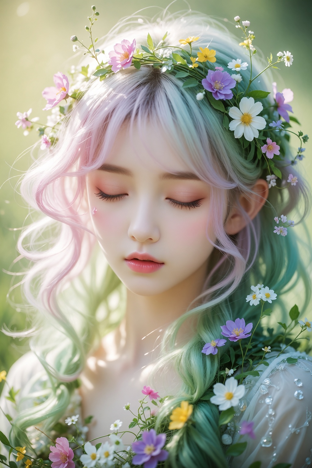 梦幻水彩风数字插画,  8K 超高清分辨率,  极致柔焦虚化效果 by 天海TianHai on Tensor.Art