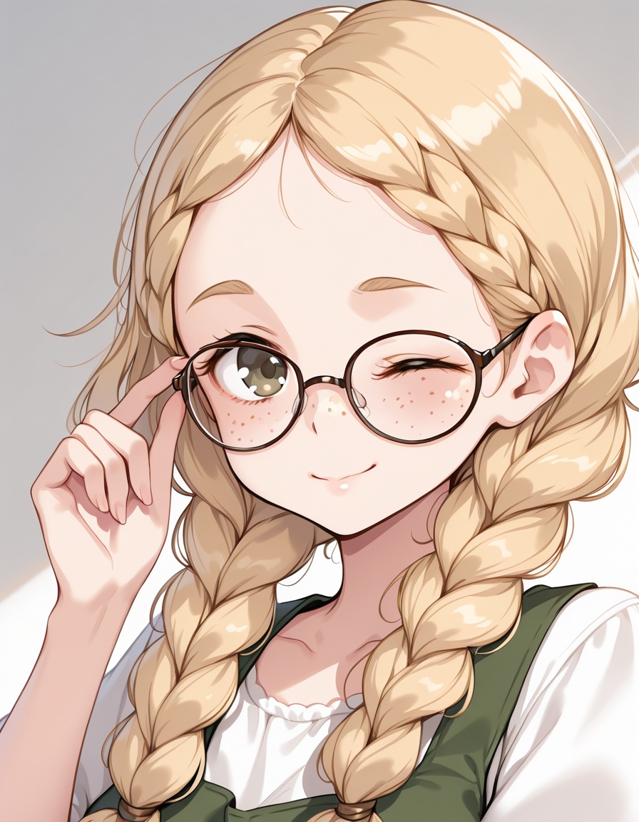 ktstyle,  1girl,  wink on Tensor.Art