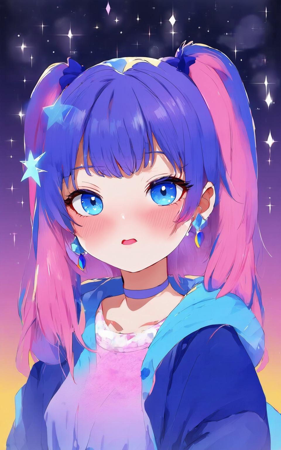 anime style,  1girl,  looking at viewer on Tensor.Art