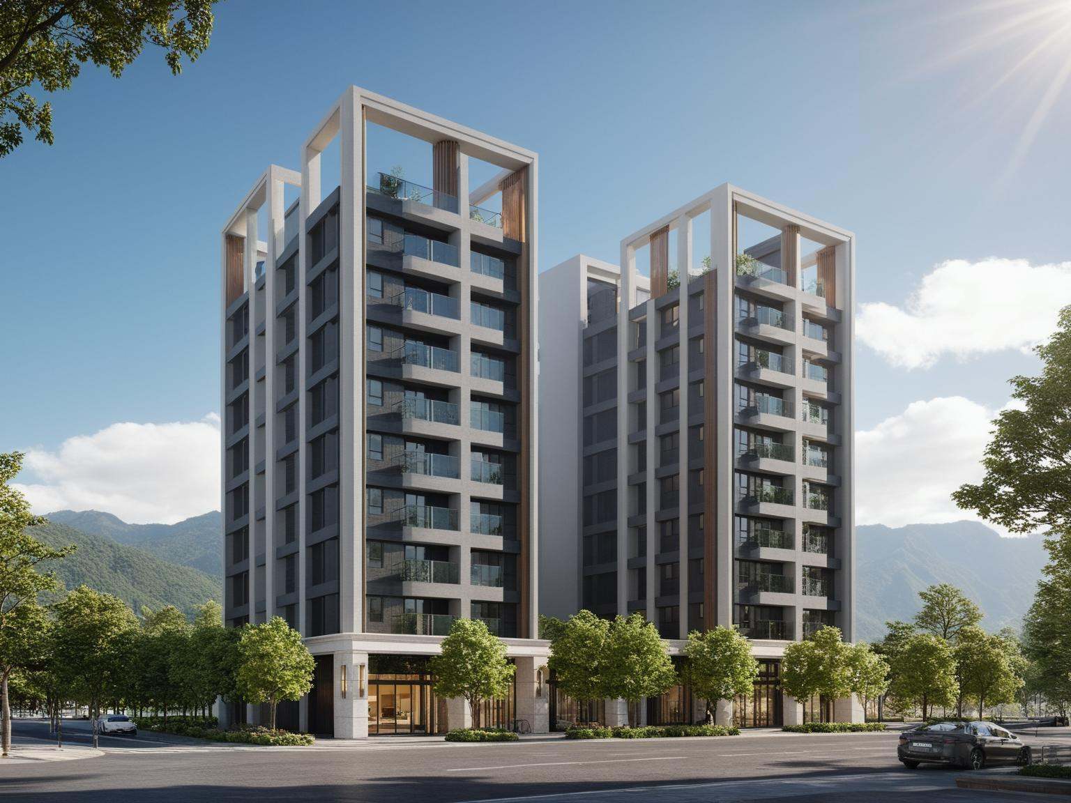 concept art ,  ((Apartment)),  building on Tensor.Art