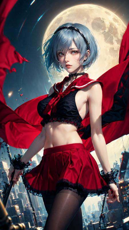 tutututu,  red_skirt,  school uniform on Tensor.Art