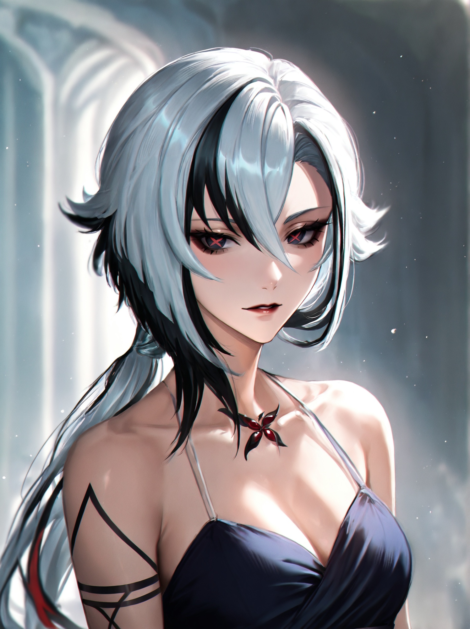 1girl,  (arlecchino \(genshin impact\):1.2),  **0r0dina_style on Tensor.Art