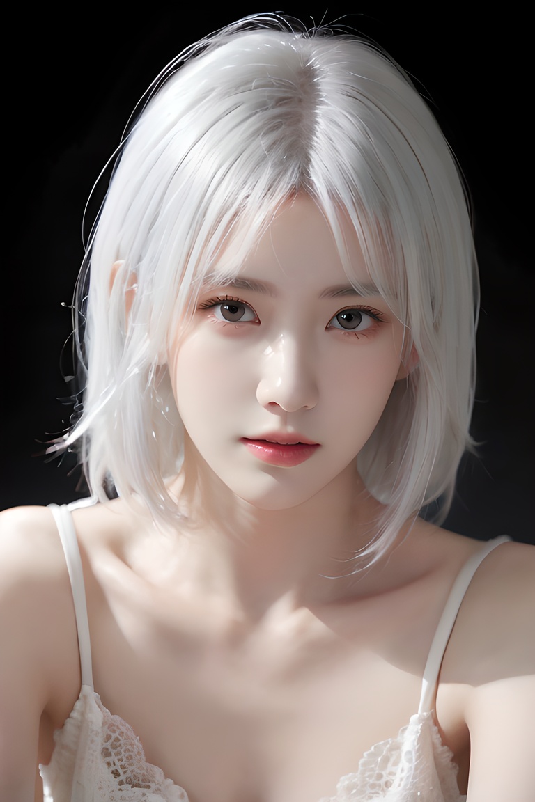 (4k, best quality, highres, absurdres, masterpiece:1.21), (realistic:1.331), detailed and intricate, 1girl,(white hair:1.4), red shirt, Realistic,Masterpiece,18 - year - old beautiful girl and monster,pearl - like eyes,extremely delicate facial depiction,heavy rain,crazy body movements,exaggerated perspective,poster,androgyny,fashion,dramatic lighting,strong tones,distortion style,32k UHD,chinese girls, <lora:girlslike_lyer2:0.7>, <lora:meinv123:0.3>