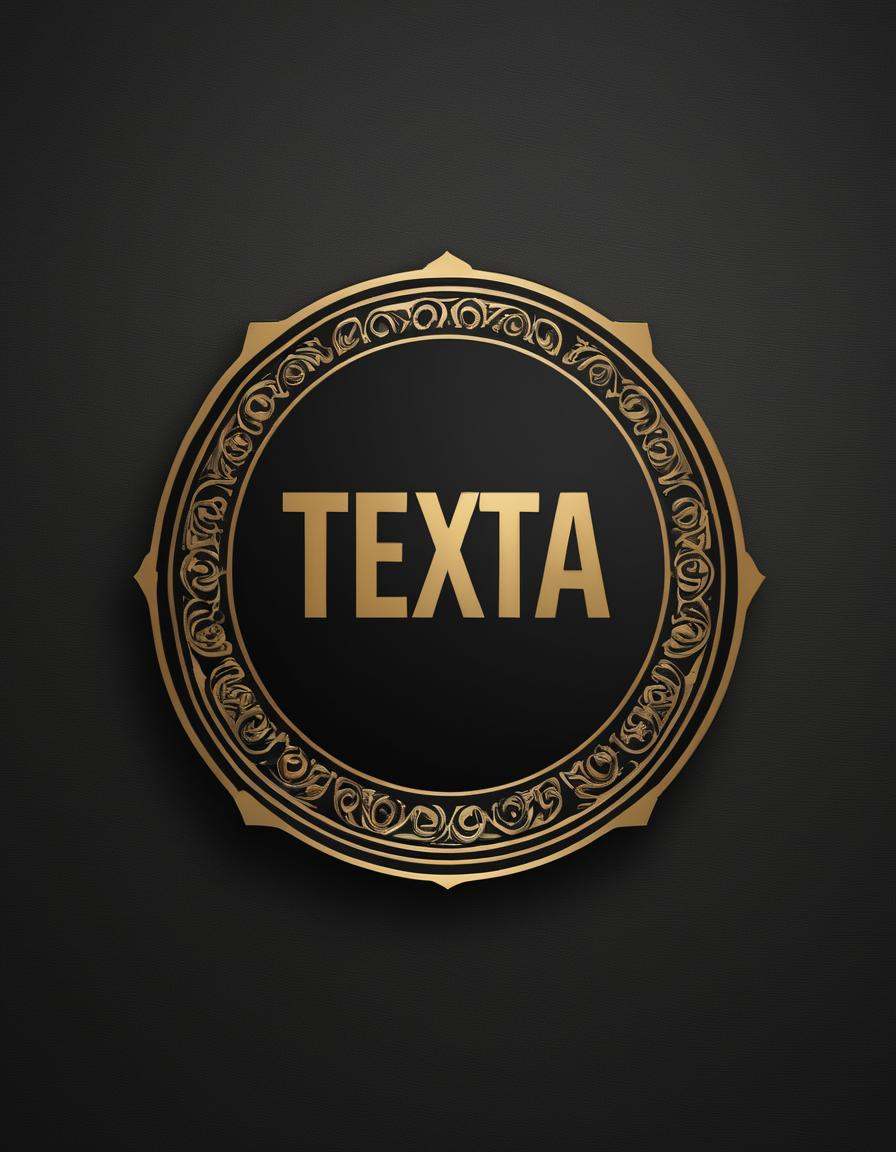 texta logo,  medallion background on Tensor.Art