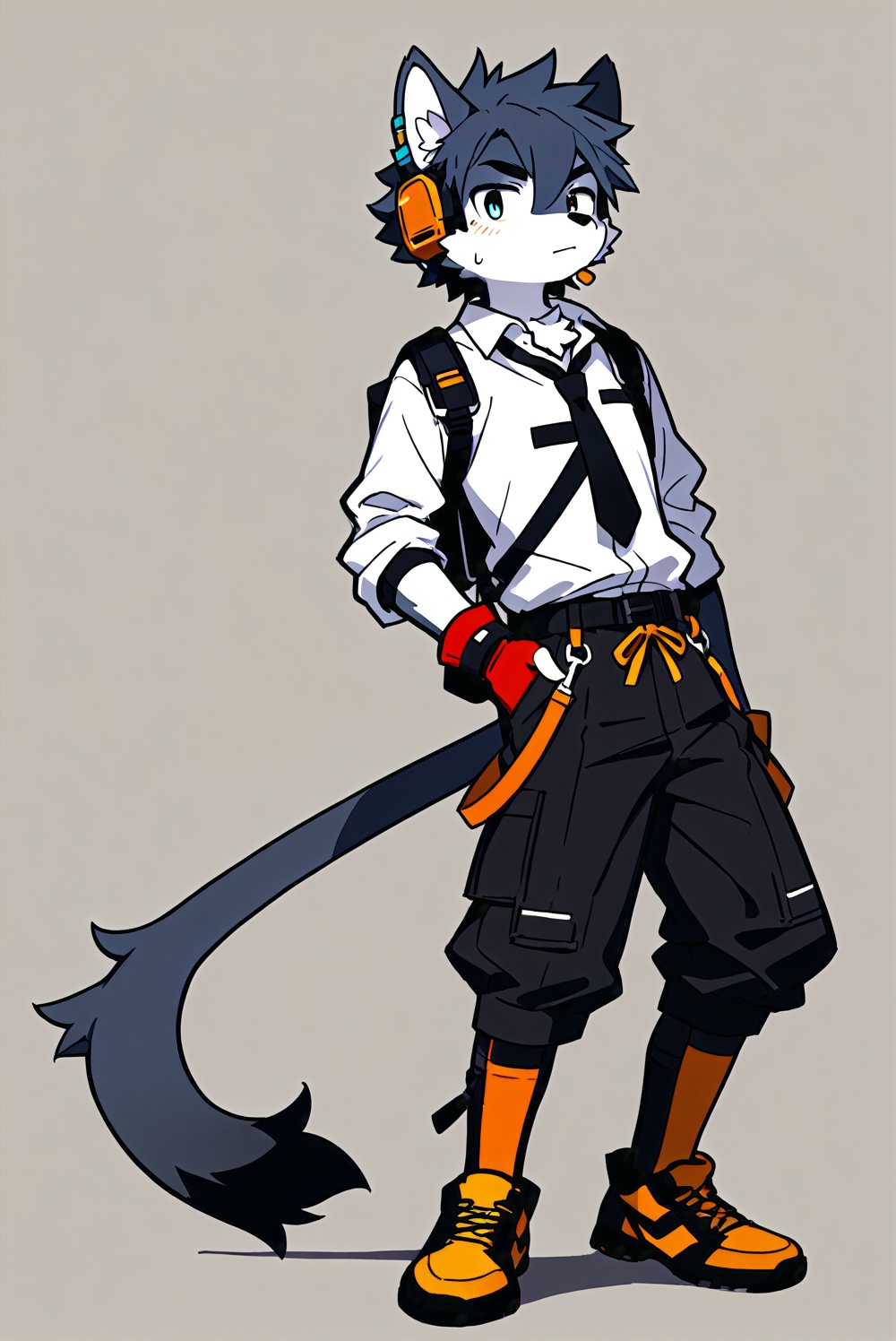 Electronic pixel style,furry,1boy,<lora:electronic pixel style（涂鸦工坊β）:0.6>,