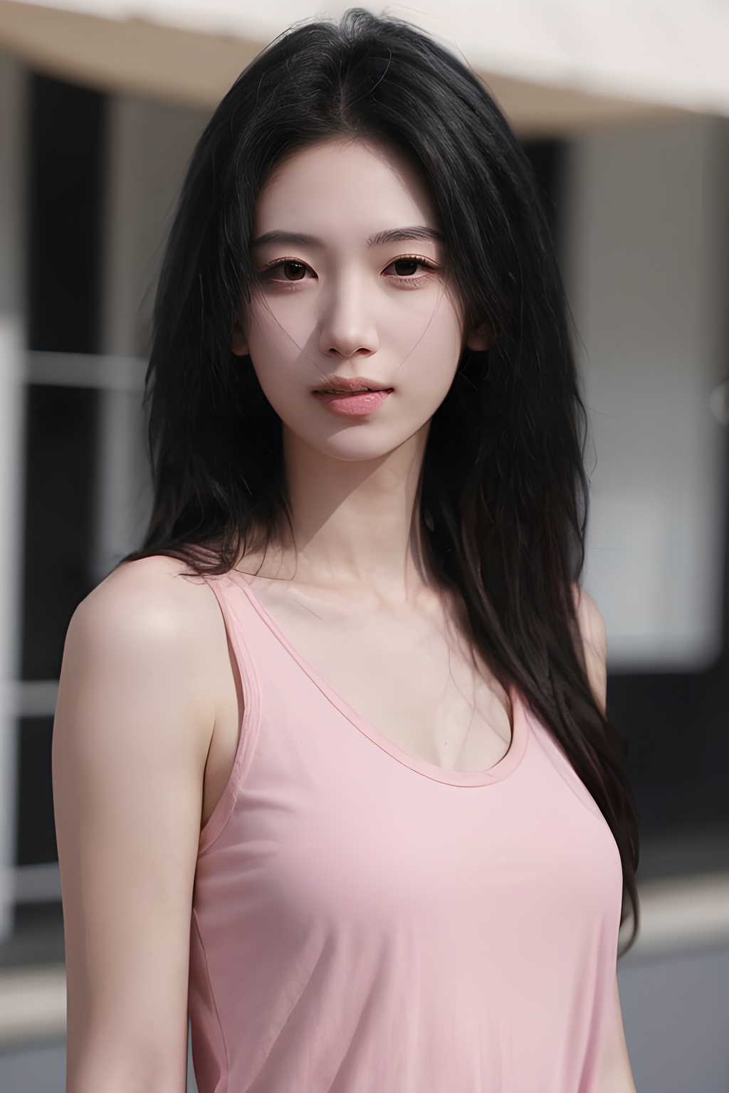 <lora:0830_05:0.7>,pink ****_top,, 1girl,realistic,masterpiece, best quality, photorealistic, HDR,detail