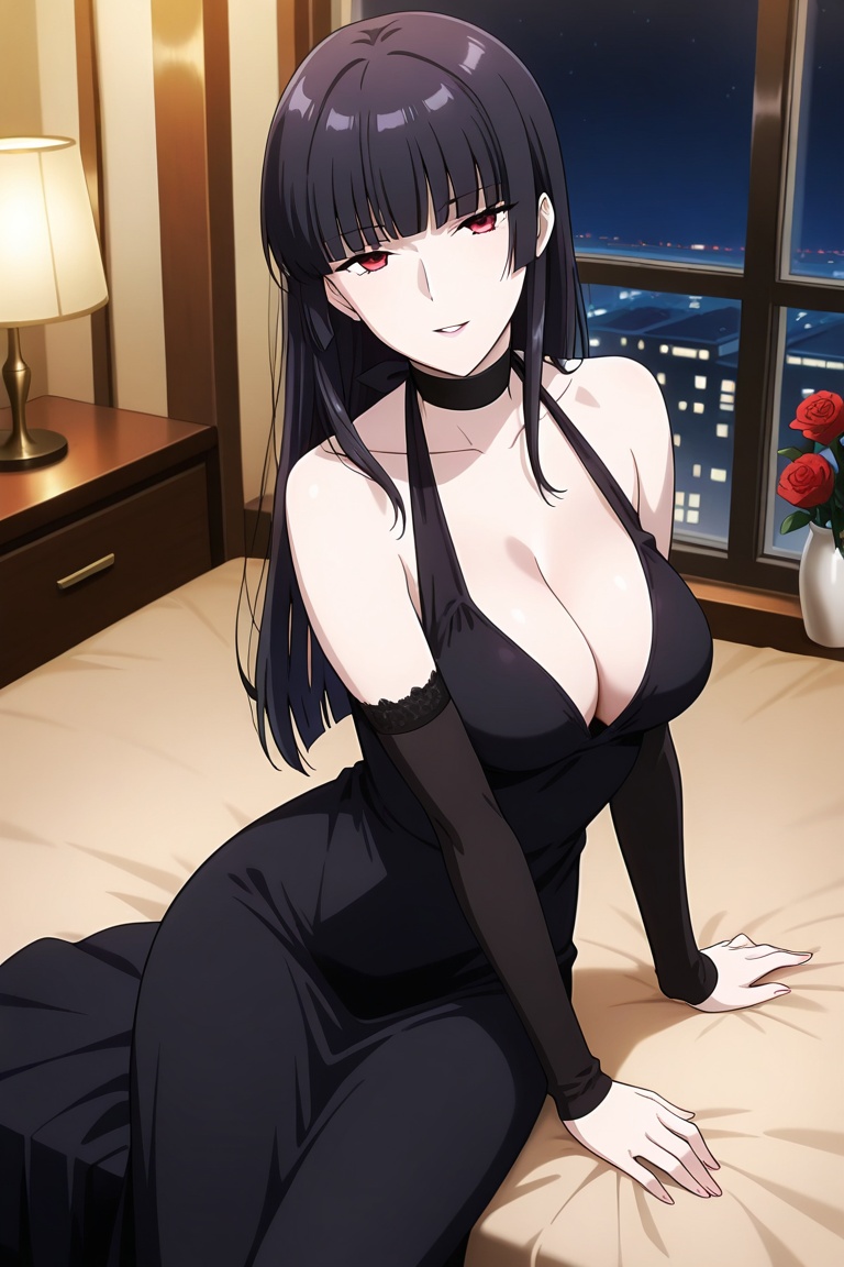 Shibata,  solo,  blunt bangs on Tensor.Art