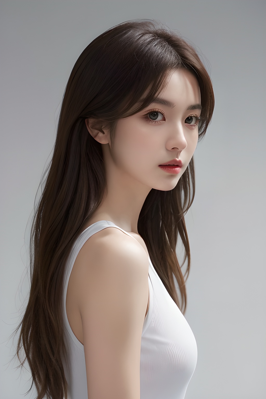 <lora:0813_10:0.7>,simple background,sportswear,, 1girl,realistic,masterpiece, best quality, photorealistic, HDR,detail