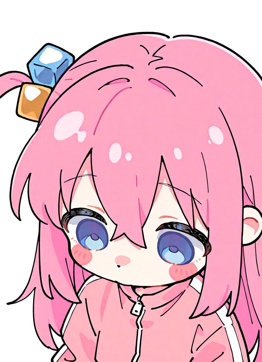 1girl,  gotou hitori,  looking down on Tensor.Art