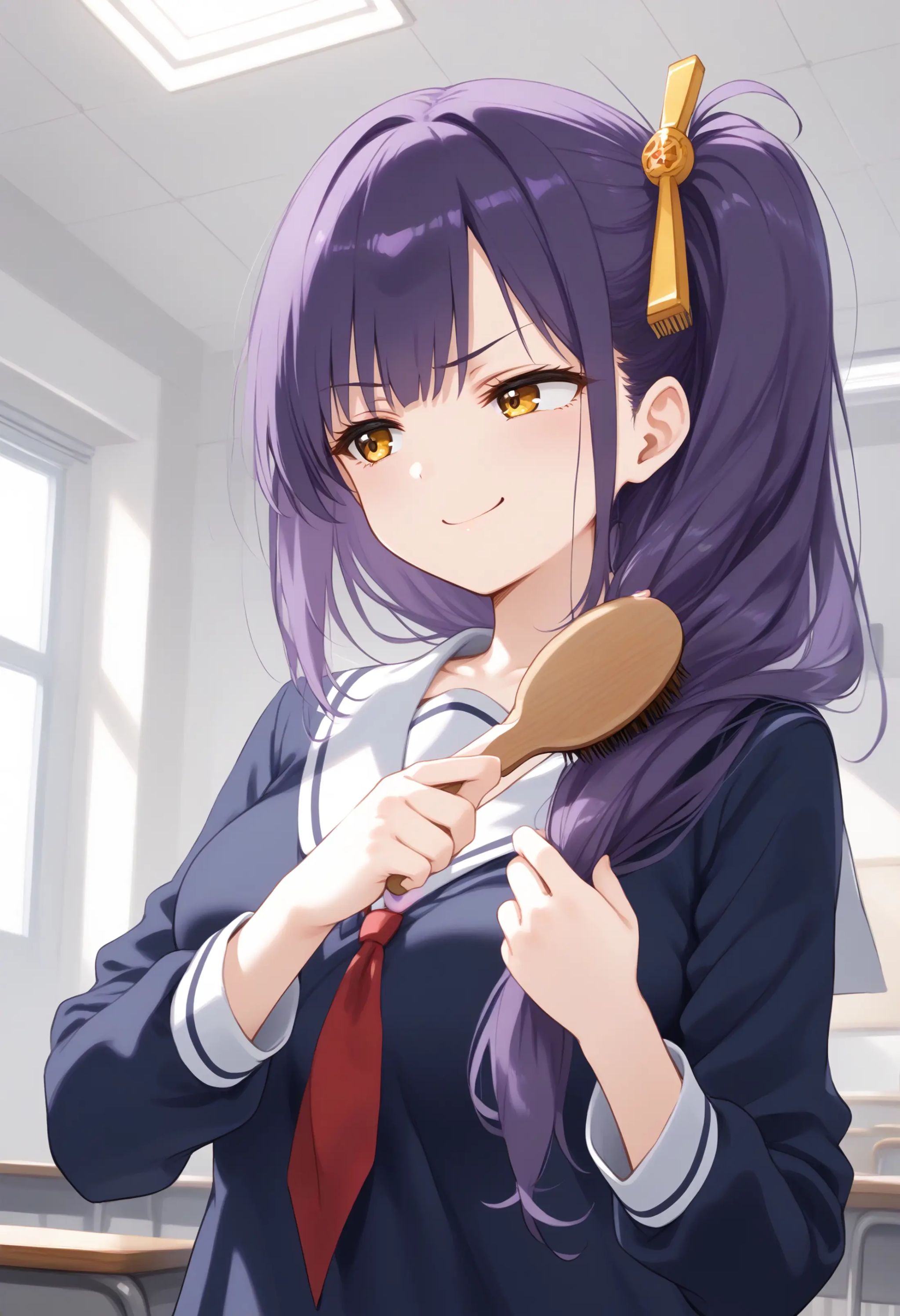 1girl,  school uniform,  medium breasts on Tensor.Art