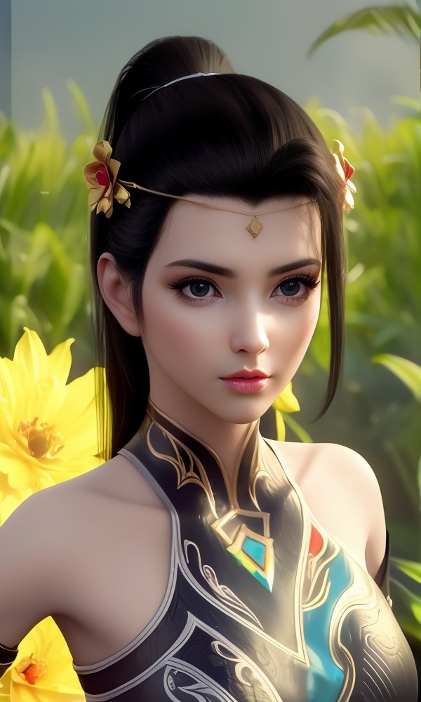 (,1girl, ,best quality, ),looking at viewer, <lora:378-DA-大主宰-唐芊儿:0.8> ,,ultra detailed background,ultra detailed background,ultra realistic 8k cg,, ,masterpiece, (( , )),ultra realistic 8k cgSurrounded by strange, movie perspective, advertising style, Colorful background, splash of color A beautiful woman with delicate facial features,tattoo all over body, flower arms,from above,