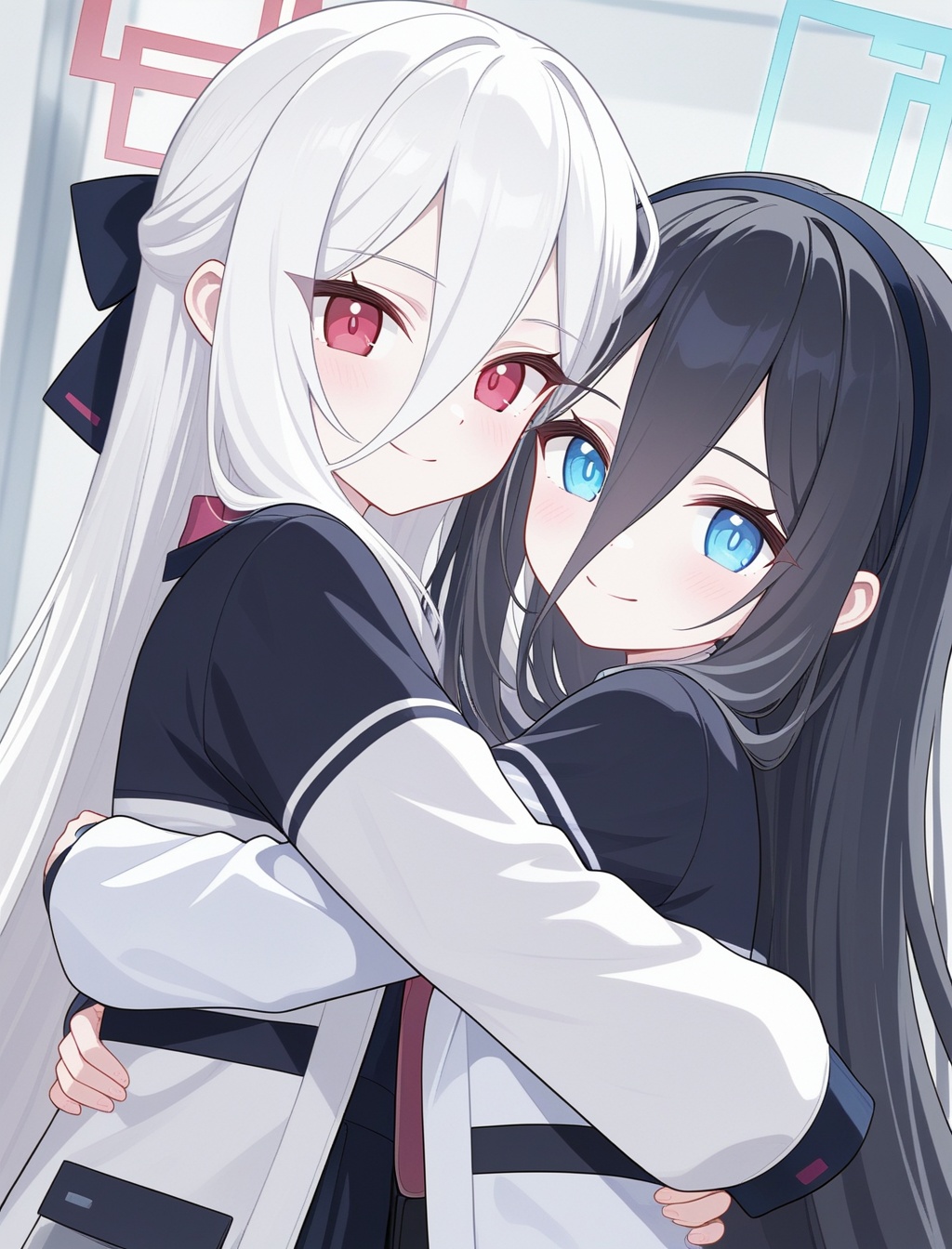 blue archive,  2girls,  kei_\(white\) on Tensor.Art
