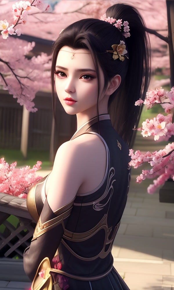 (,1girl, ,best quality, ),looking at viewer, <lora:378-DA-大主宰-唐芊儿:0.8> ,ultra detailed background,ultra detailed background,ultra realistic 8k cg,, ,masterpiece, (( , )),, ,tamari \(flawless\),  plum blossoms,    ,,  (()), (), ,,