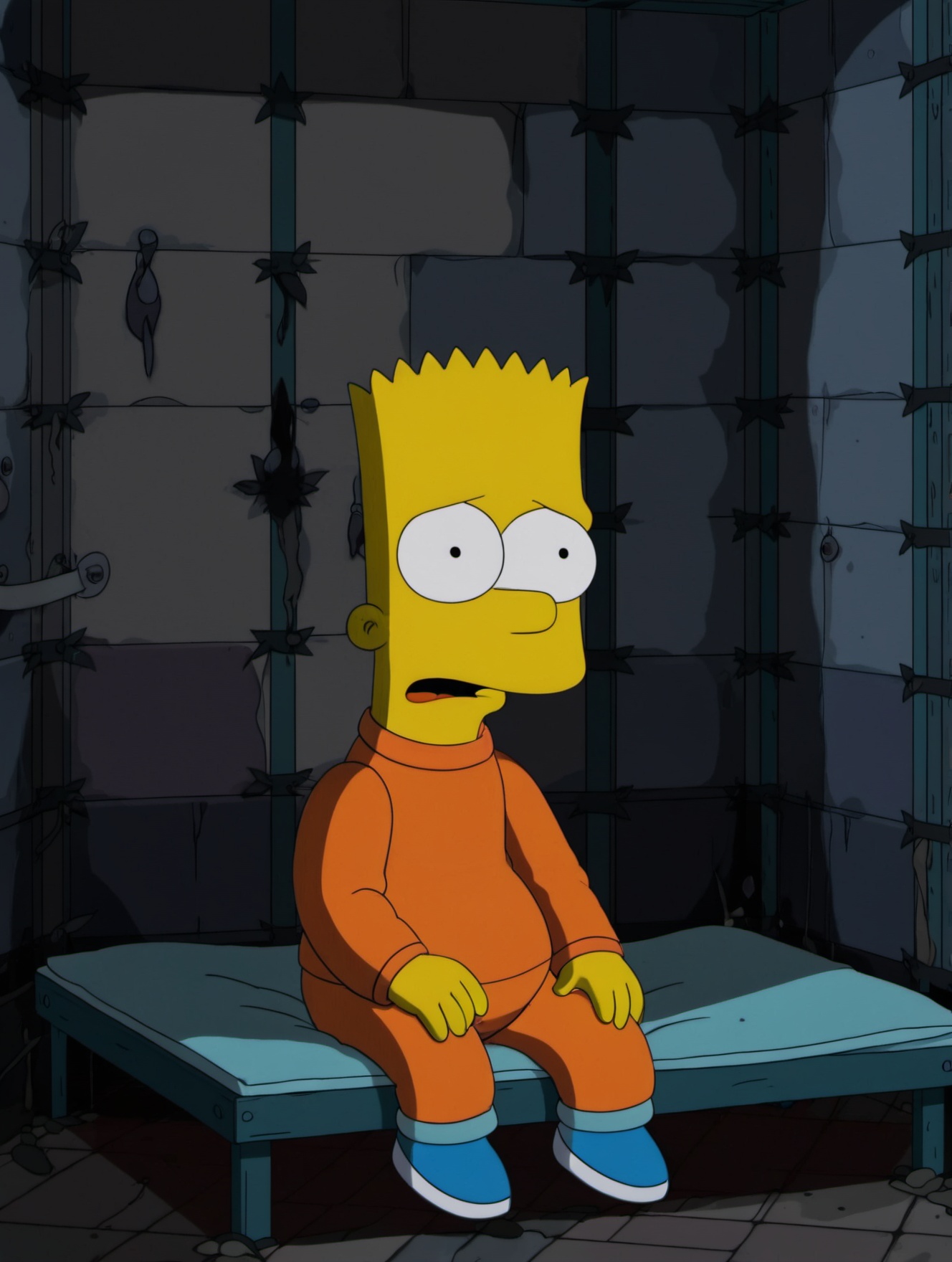 1boy,  solo,  bart simpson on Tensor.Art