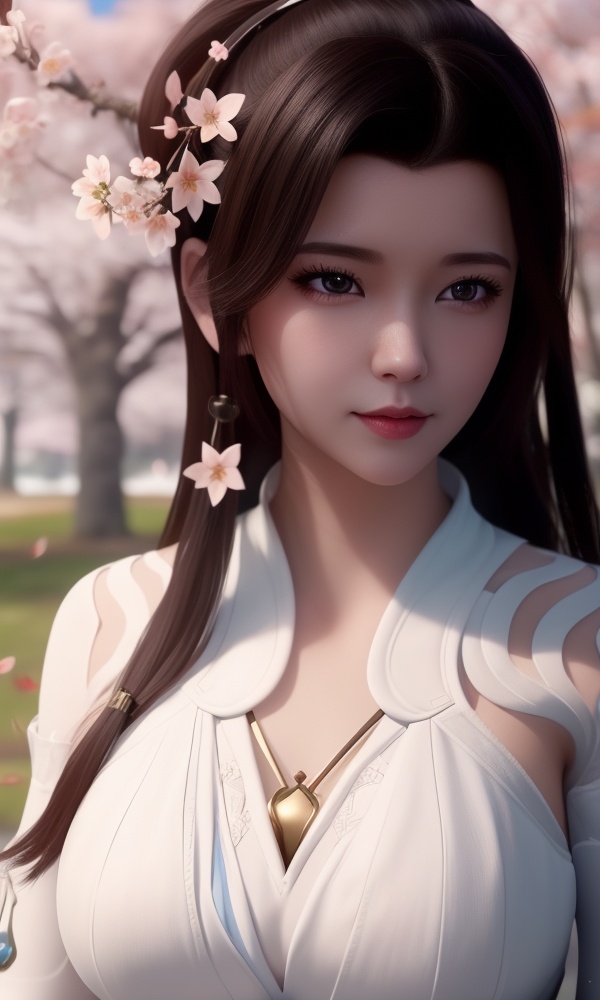 <lora:516-DA-万古狂帝-楚柳儿:0.8>(,1girl, ,best quality, ),looking at viewer,  ,ultra detailed 8k cg,ultra detailed background,ultra realistic 8k cg, ,masterpiece, (( , )),, ,science fiction,mole, ultra realistic 8k cg, ,    ,(,cherry blossoms, autumn leaves,perfect cherry blossom,   ), (cleavage),