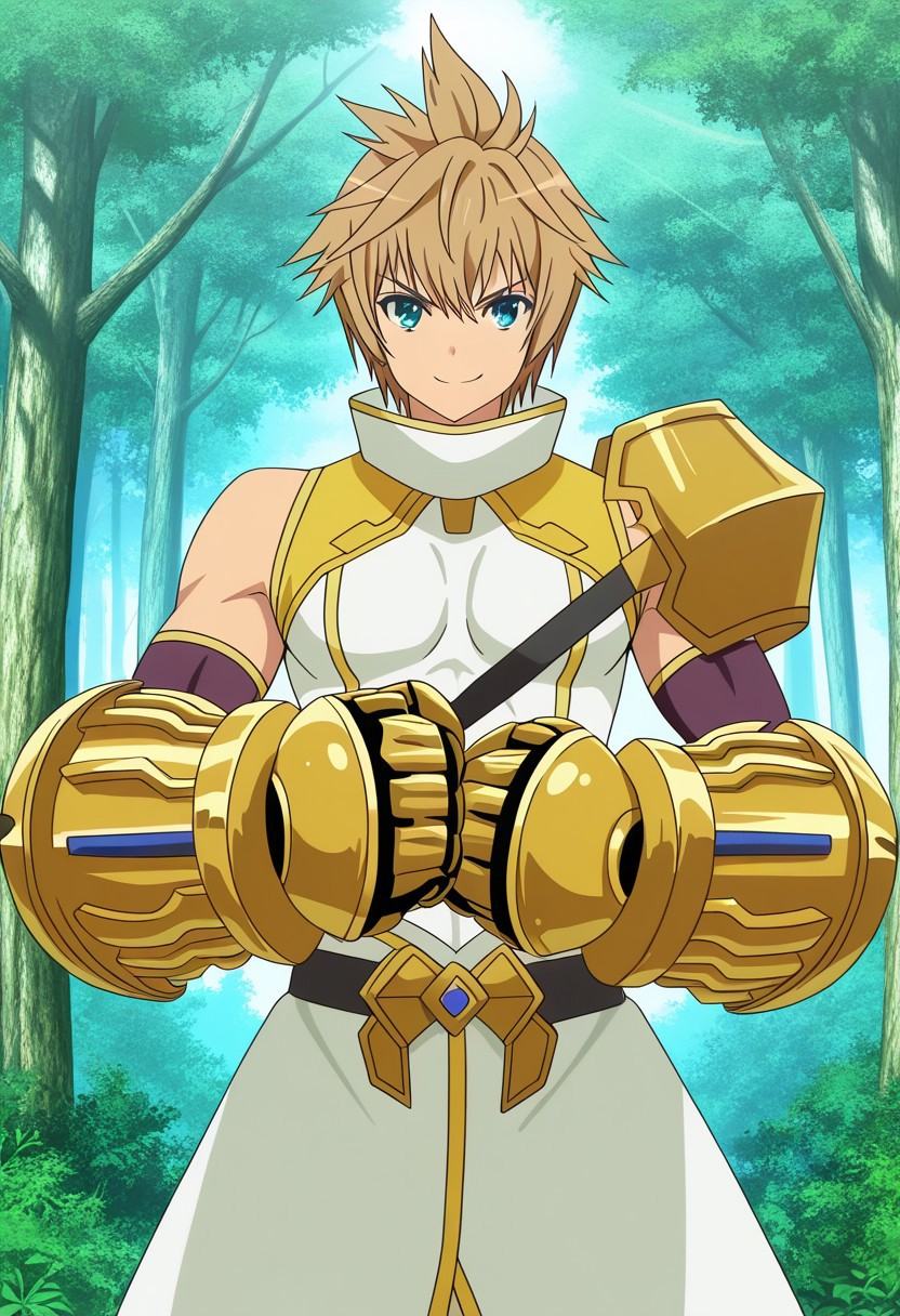 Anime,  solo male,  male focus on Tensor.Art