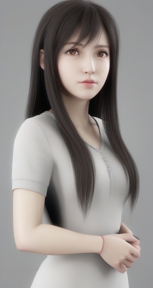 3d,1girl,looking at viewer,<lora:好吃米-xl-tifa:0.6>,