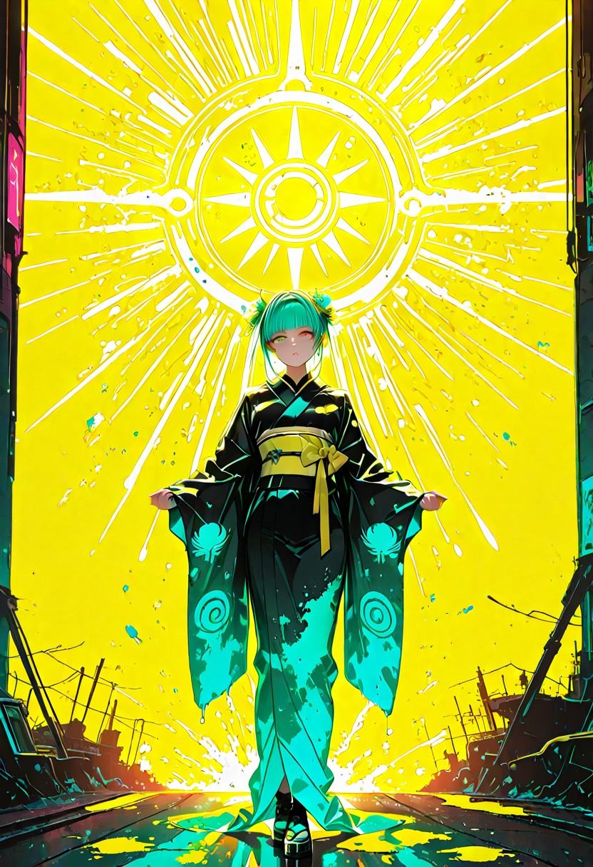 masterpiece vibrant colors,  neon glow,  dramatic shadows on Tensor.Art