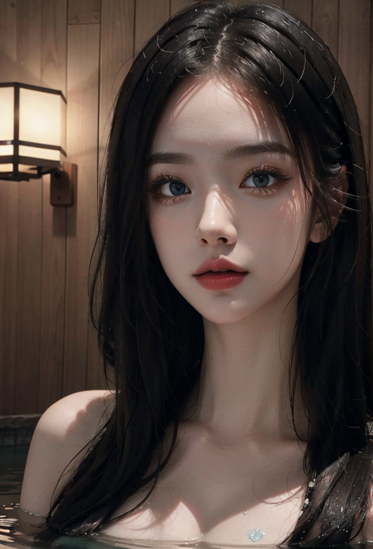 (onsen:1.4),(raw photo:1.2),((photorealistic:1.4))best quality,masterpiece,illustration,an extremely delicate and beautiful,extremely detailed,CG,unity,8k wallpaper,Amazing,finely detail,masterpiece,best quality,official art,extremely detailed CG unity 8k wallpaper,absurdres,incredibly absurdres,huge filesize,ultra-detailed,highres,extremely detailed,beautiful detailed girl,(light on face),(cinematic lighting),1girl,looking at viewer,<lora:御姐脸型1-000004:0.6>,