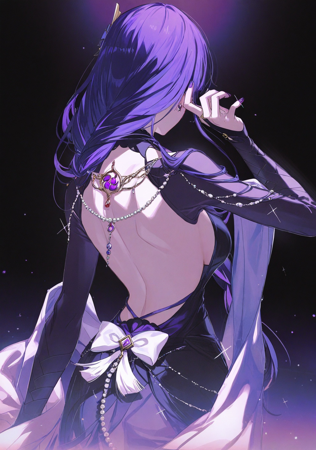 purple gemstone,  gem,  1girl on Tensor.Art