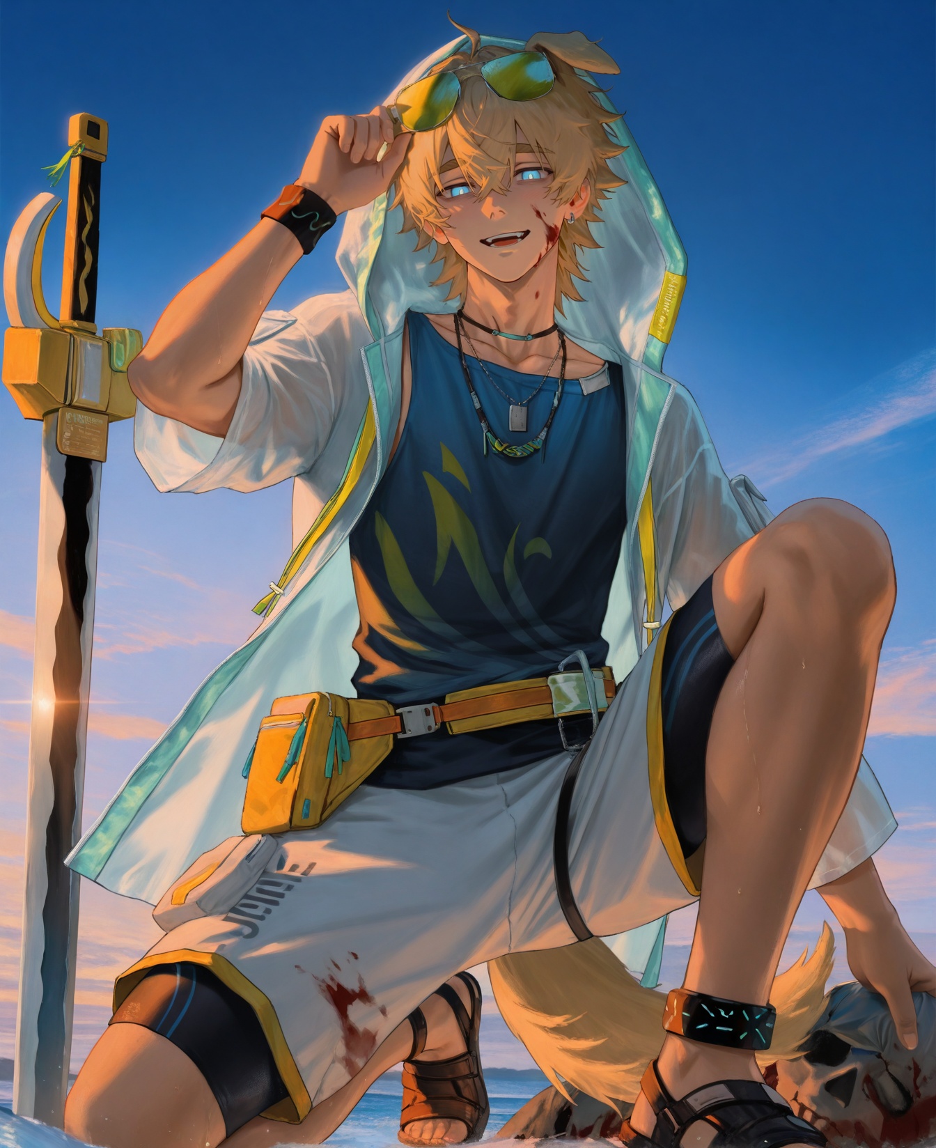 1boy,  solo,  tequila \(arknights\) by 库奇吸食者 on Tensor.Art