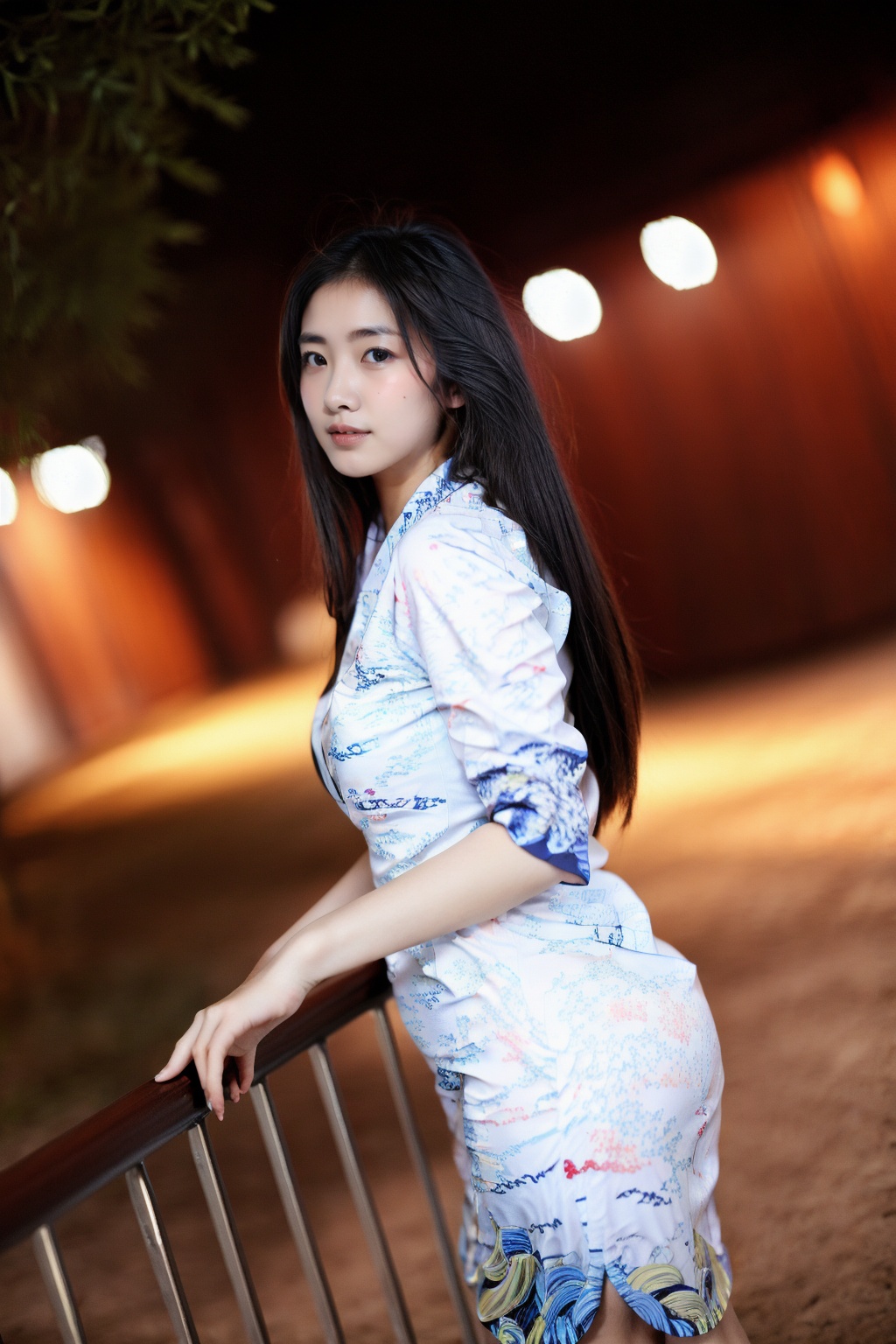 (1girl:1.3), (best quality, masterpiece, ultra high resolution),(photorealistic:1.3), (realistic:1.3), depth of field, (outdoors:1.2), (day:1.2), (cinematic lighting:1.2), near, facing to camera <lora:CAHaihangLong:0.8>