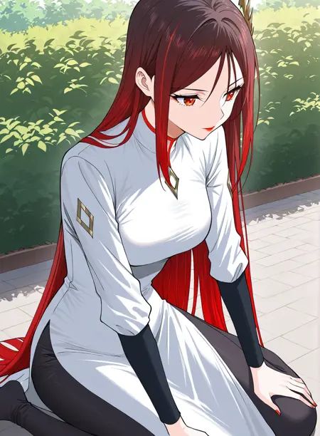 1 girl,  solo,  long hair on Tensor.Art