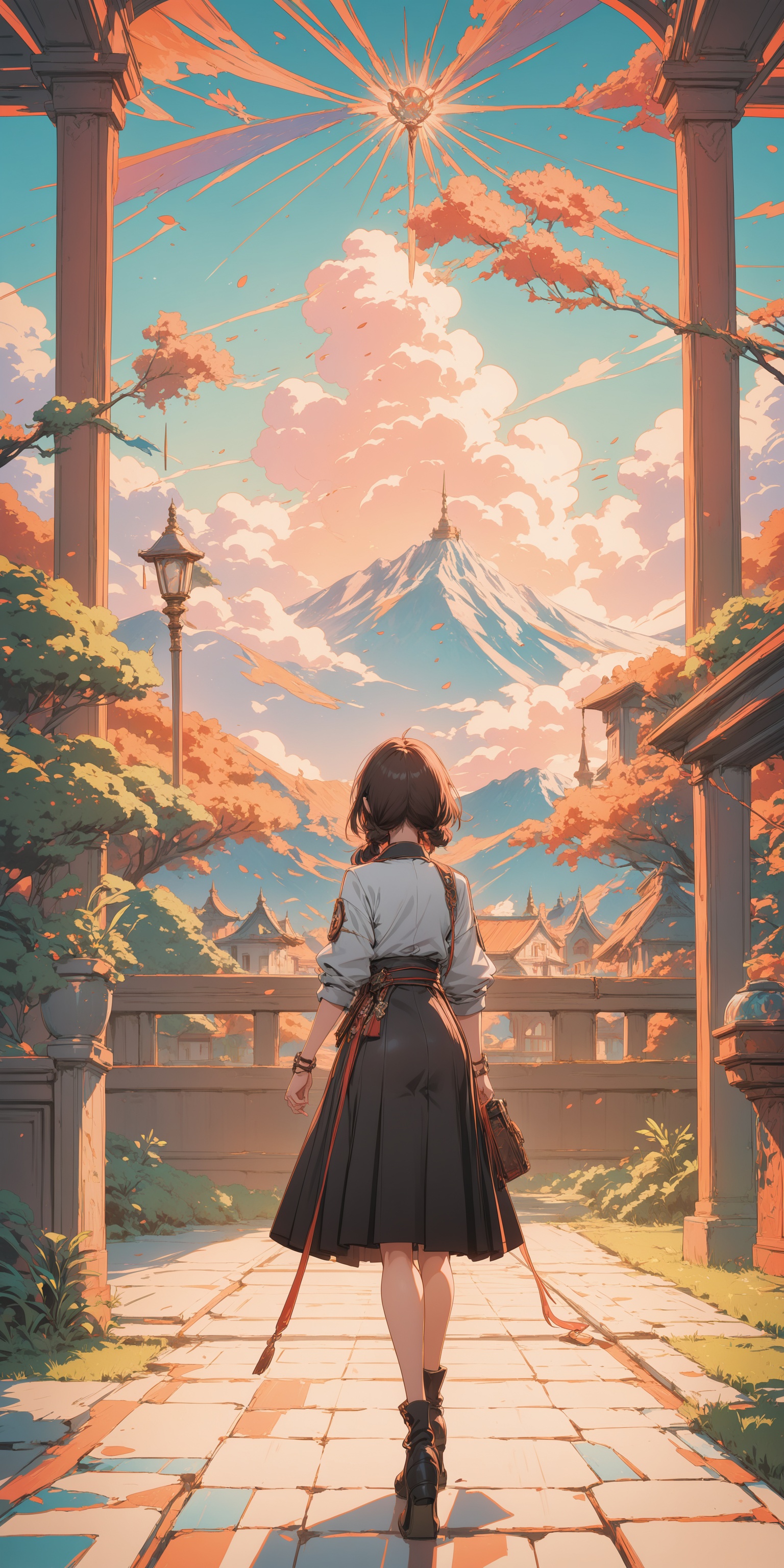 (illustration:1.1),newest,detailed background,.,.,general,.,.,1girl,, very awa, masterpiece, best quality, highres, absurdres,