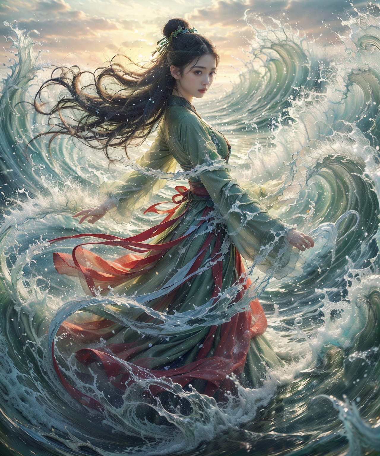 haifeisi,  1girl,  water on Tensor.Art