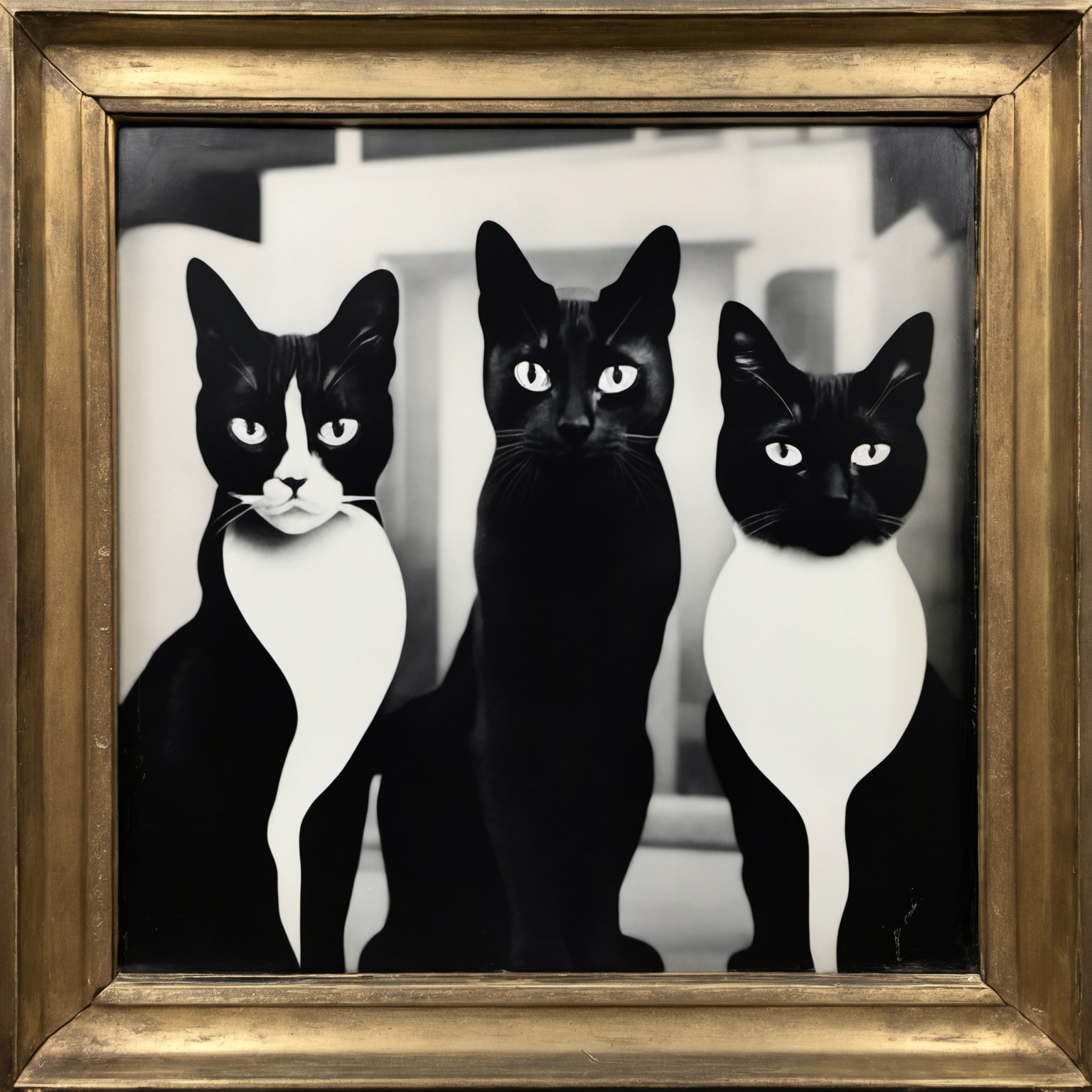 Inspired multiple cats with Appealing ears,  ,  Candle light on Tensor.Art