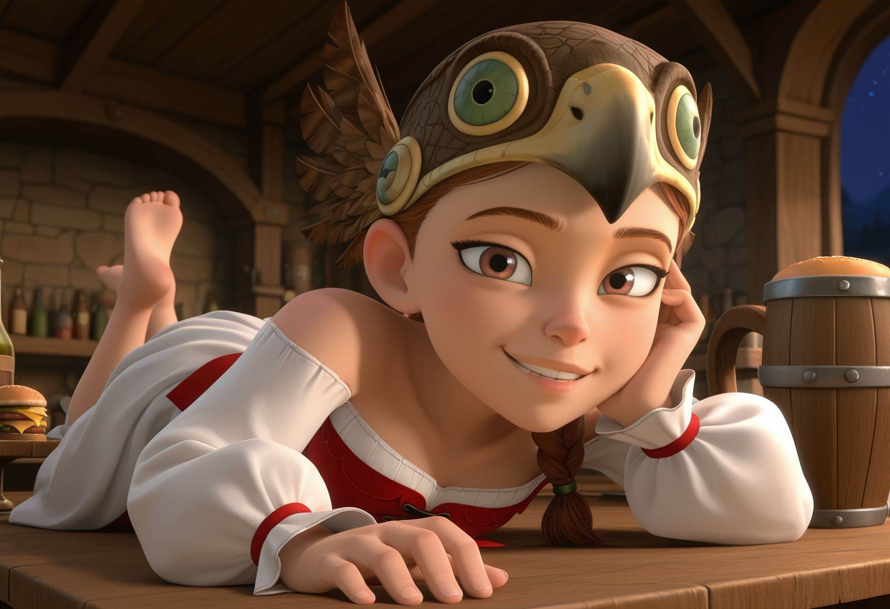 3d,  talia,  1girl on Tensor.Art