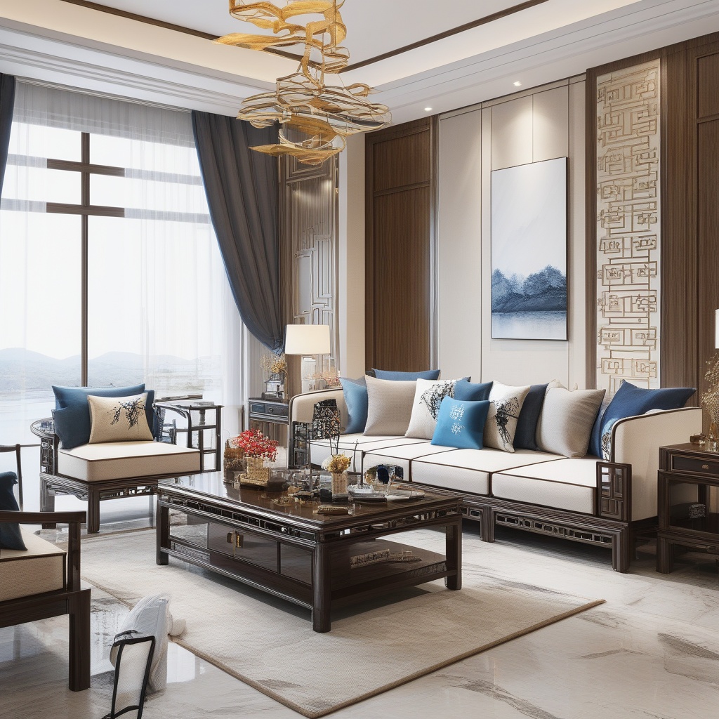 masterpiece,best quality,HD,High Quality,<lora:new china style-000006:0.6>,new china style,no humans,Living room,