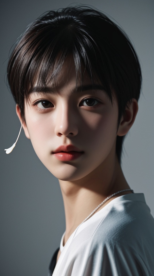 1boy,Elegant,Portrait Photogram,detailed gorgeous face,