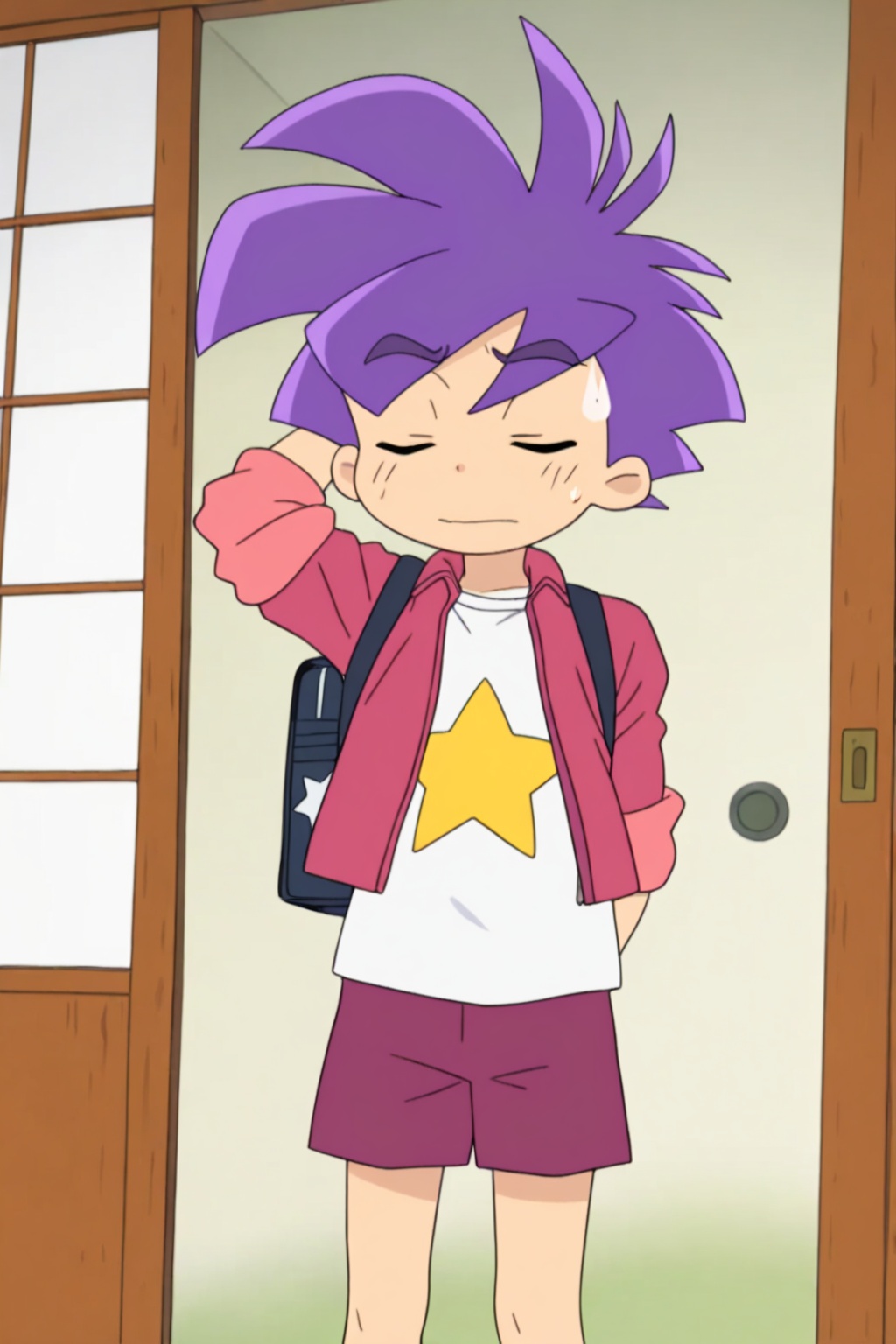 3d,  kutiangaozhi,  purple hair on Tensor.Art