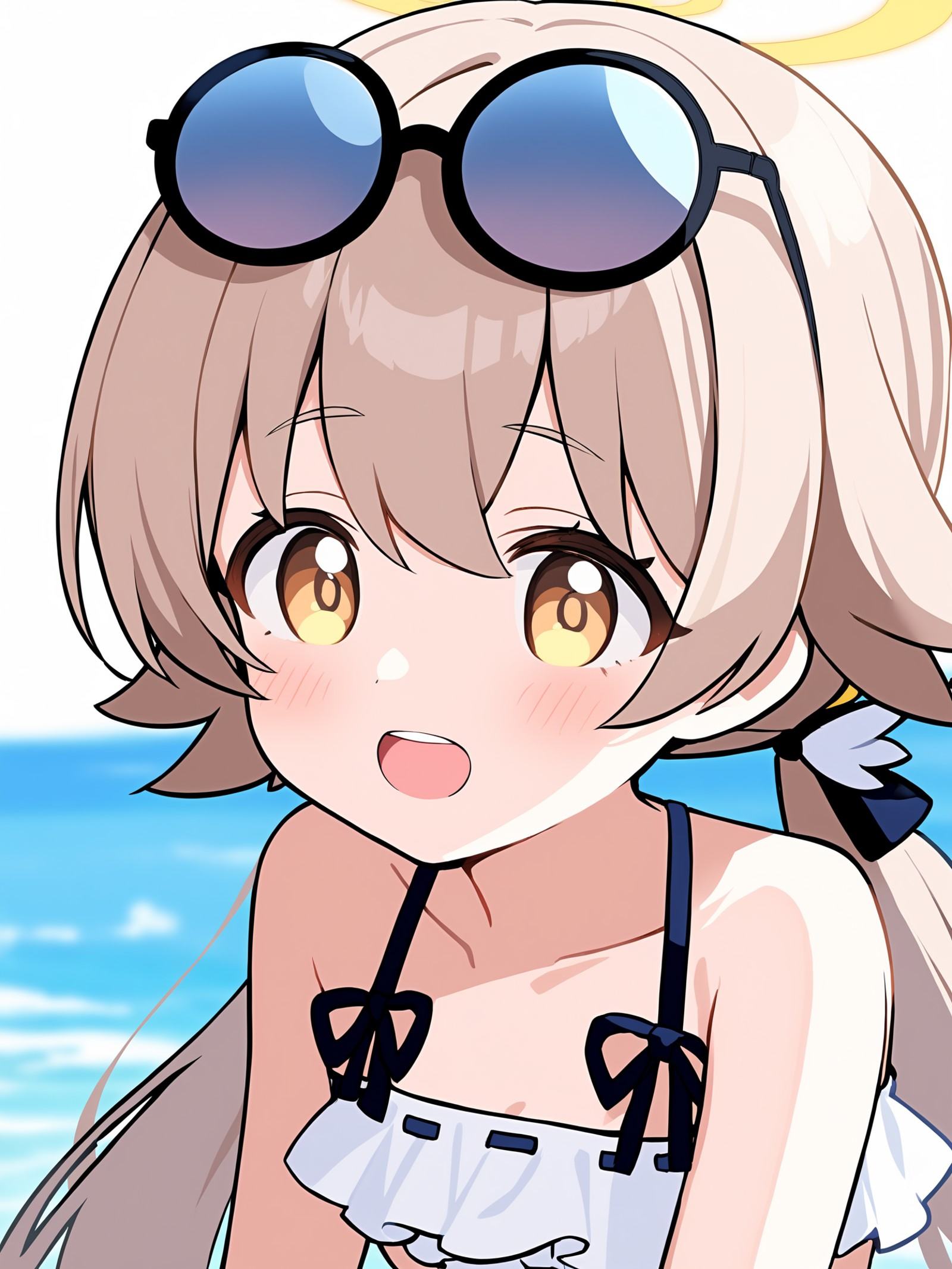 1girl,  hifumi \(swimsuit\) \(blue archive\),  blue archive on Tensor.Art