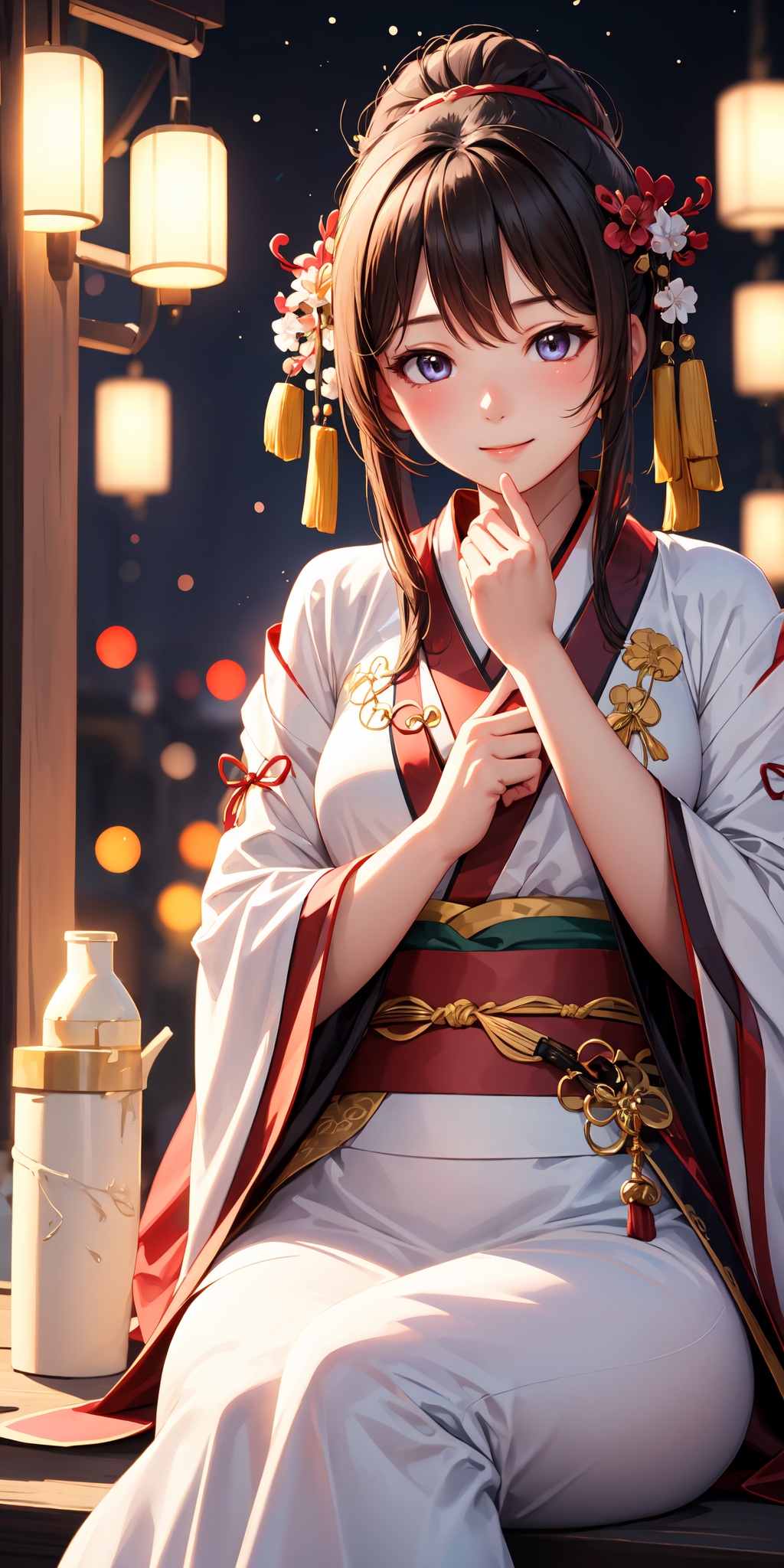 1girl,  (hanfu),  glowing on Tensor.Art