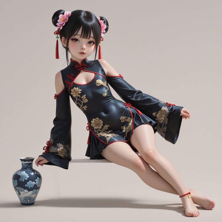 中式小女孩 by 觸手怪 on Tensor.Art
