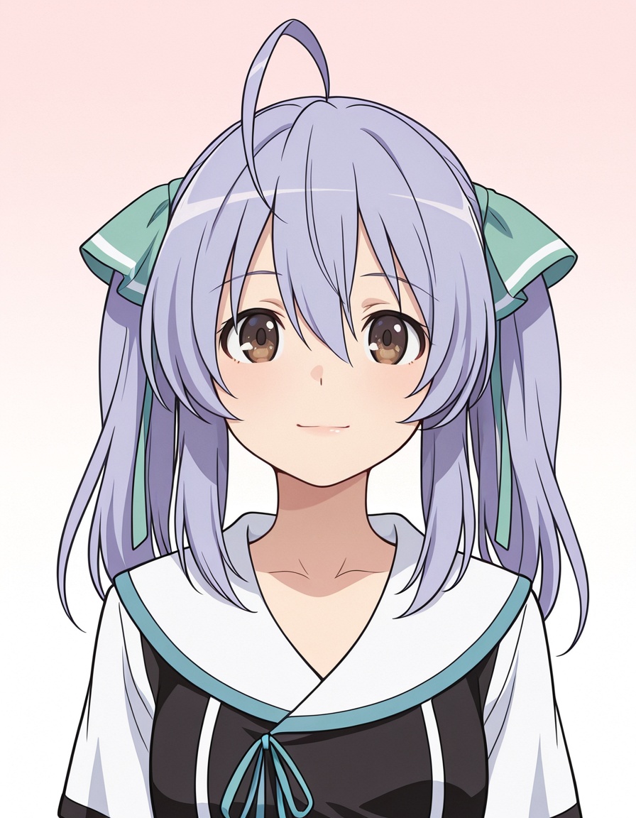 isana tachibana (yumekui merry),  long hair,  purple hair on Tensor.Art